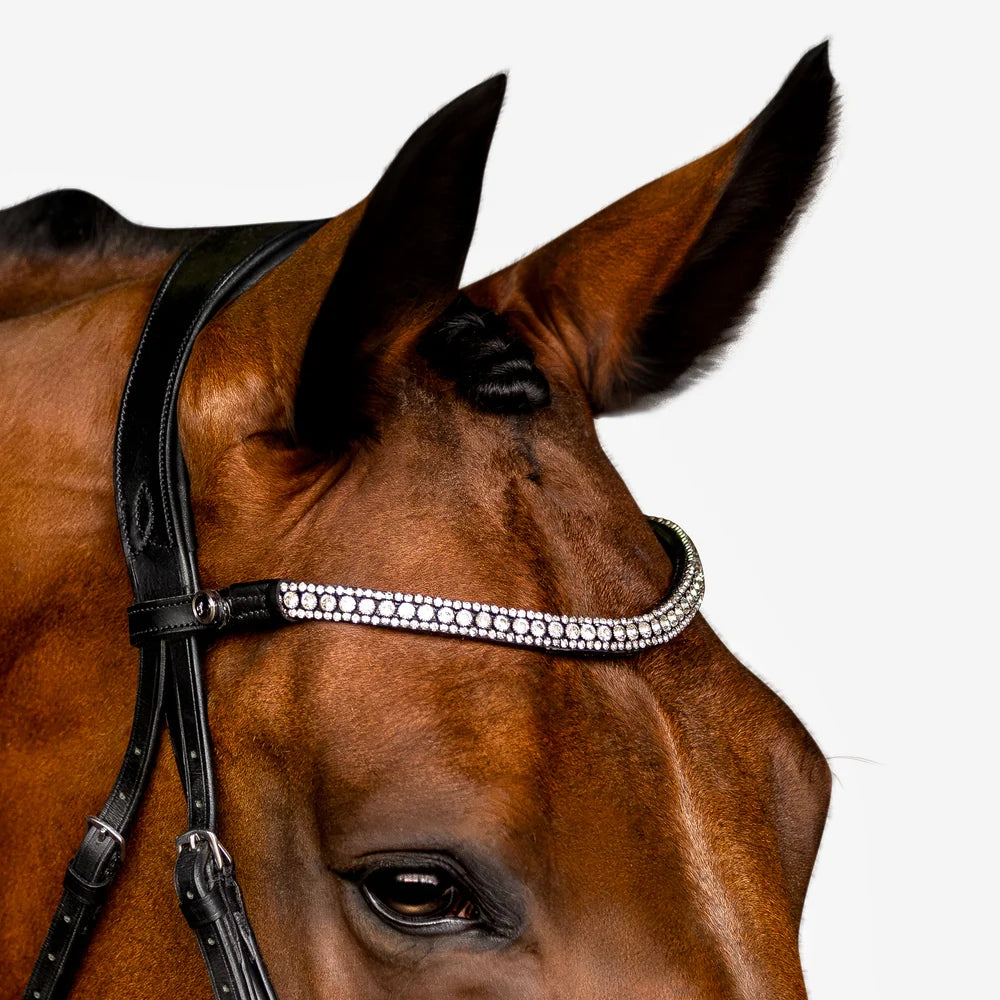 Amie' Flat Leather Bridle