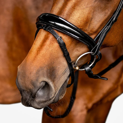 Amie' Flat Leather Bridle