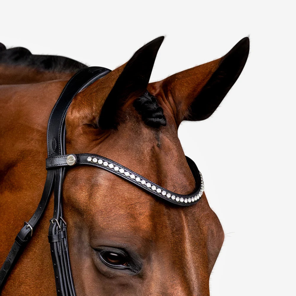 Aurelie' Flat Leather Bridle