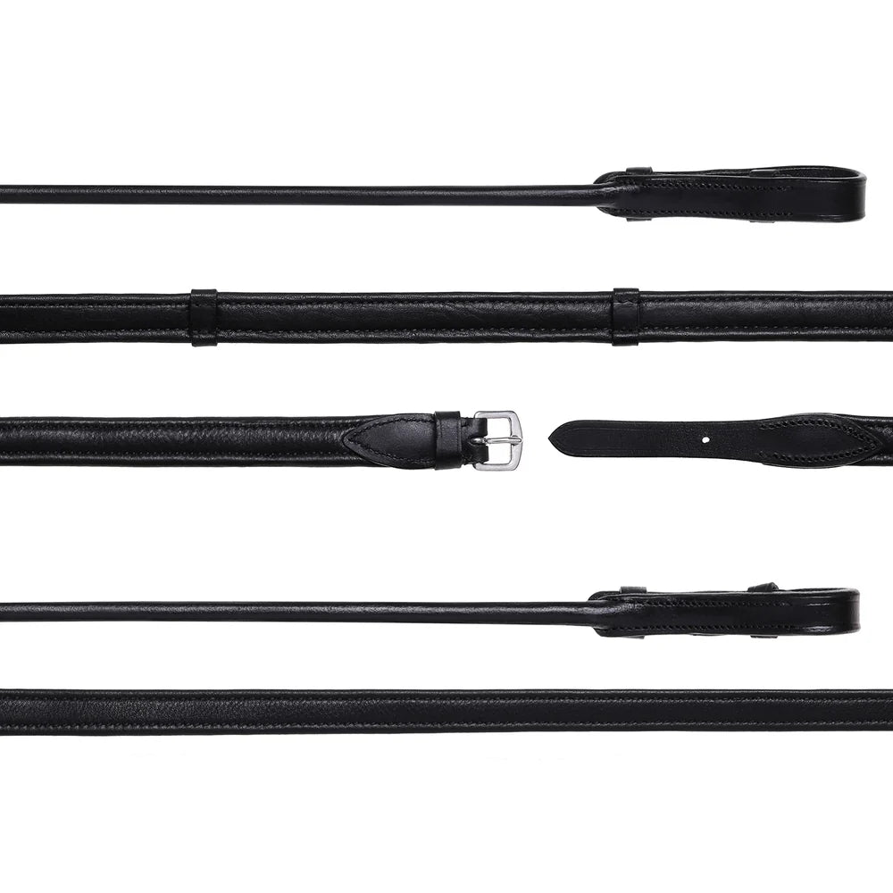 Double Bridle Reins Set - (Rolled)
