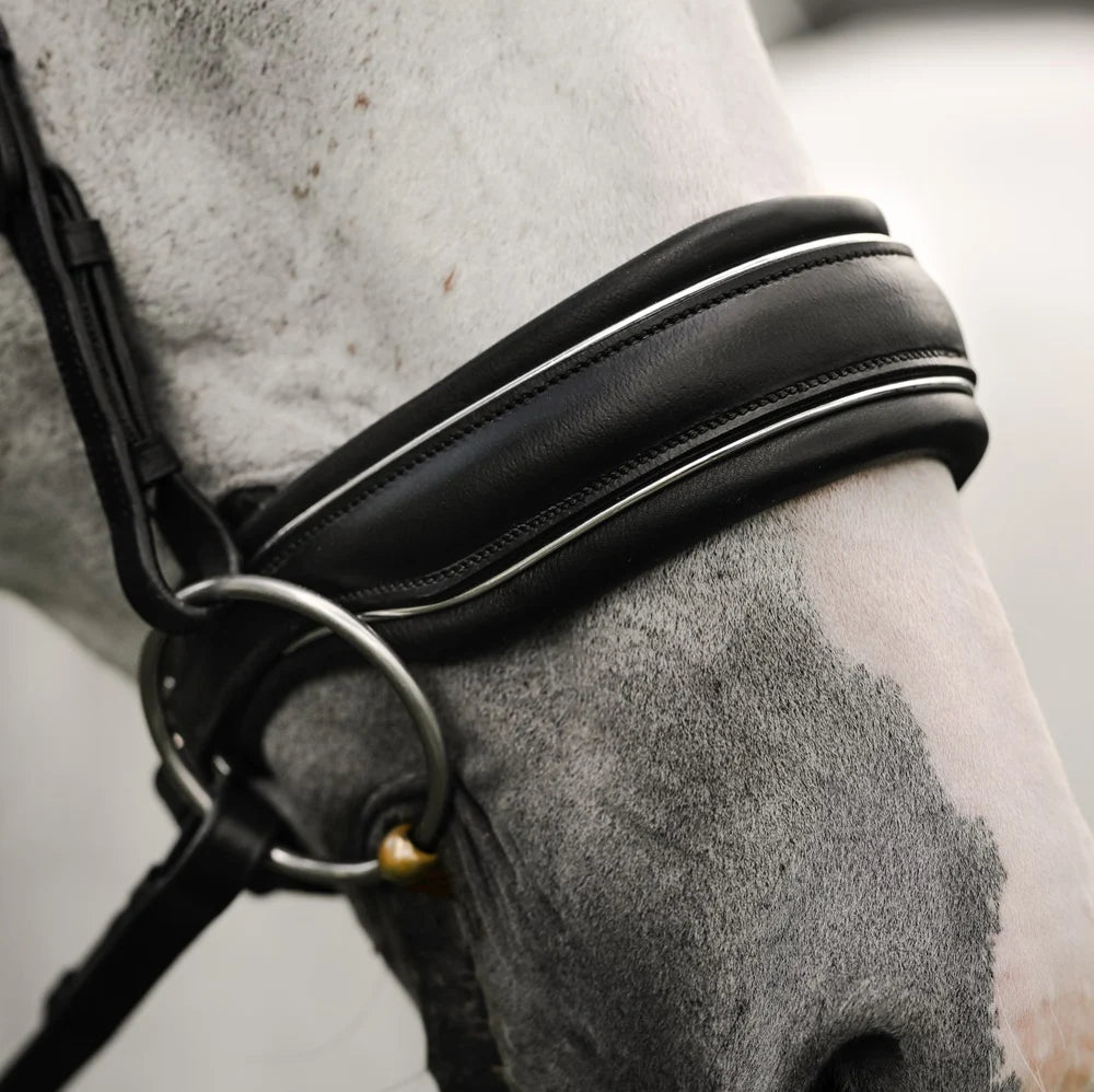 Diva' leather bridle (cavesson)